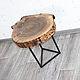 Walnut slab coffee table. Tables. OakForest Wooden Jewelry. My Livemaster. Фото №6