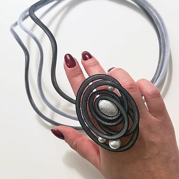 Украшения ручной работы. Ярмарка Мастеров - ручная работа Кольцо “Орбита”. Handmade.