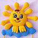 Master class on crochet Knitted toy Sun. Materials for dolls and toys. Knitted tale of the glomerulus. Online shopping on My Livemaster.  Фото №2