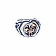 Кольцо с печаткой и с золотым крестом КСЗ 062, Кольца, Севастополь,  Фото №1