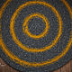 Carpet round wool blend knit gray mustard. Carpets. Ira Pugach (pompon). My Livemaster. Фото №4