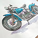 Motorcycle Watercolor - Harley Davidson bike. Fun. KapustinaArt. Online shopping on My Livemaster.  Фото №2