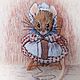 Order Вышивка гладью, картина "Мышка вяжет носок..",. Irina  Art embroidery. Livemaster. . Pictures Фото №3