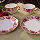 Винтаж: ROSENTHAL Chrysantheme(1891-1906 г.)Чайные пары"Cäcilie". Кружки винтажные. Империя. Ярмарка Мастеров.  Фото №4