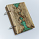 Order Copy of Copy of Sketchbook A6 wood cover "Lilys". EVAG. Livemaster. . Notebooks Фото №3