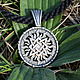 Order Amulet Star of Russia in the sun 925 silver. kot-bayun. Livemaster. . Pendants Фото №3
