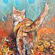 Oil painting 'Happy Cat', Pictures, Nizhny Novgorod,  Фото №1