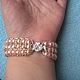 Order Bracelet pearl. handmade jewelry. Livemaster. . Bead bracelet Фото №3