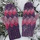 Варежки " Фуксия". Mittens. The heat of my hands. Online shopping on My Livemaster.  Фото №2