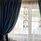 Для дома и интерьера handmade. Livemaster - original item Curtains made of velvet and tulle 