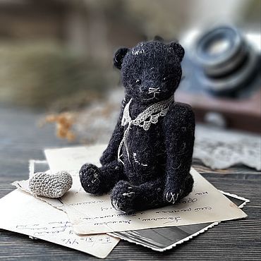 Куклы и игрушки ручной работы. Ярмарка Мастеров - ручная работа Твидовый мишка (Твид и Лён). Handmade.