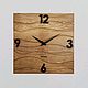 Wall clock made of wood Wave, Watch, St. Petersburg,  Фото №1