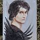 Картина маслом Принц Ворон / The Raven Prince. Картины. Juliavasi (juliavasiart). Ярмарка Мастеров.  Фото №5