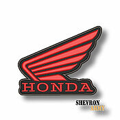 Материалы для творчества handmade. Livemaster - original item Moto Patch on clothing Honda wings Honda Chevron patch. Handmade.