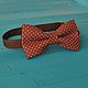 Tie the Interest / the bow tie brown with white polka dots, Ties, Moscow,  Фото №1
