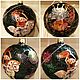 Glass Christmas ball 'Nutcracker and Mouse king' in the box, Christmas decorations, Moscow,  Фото №1