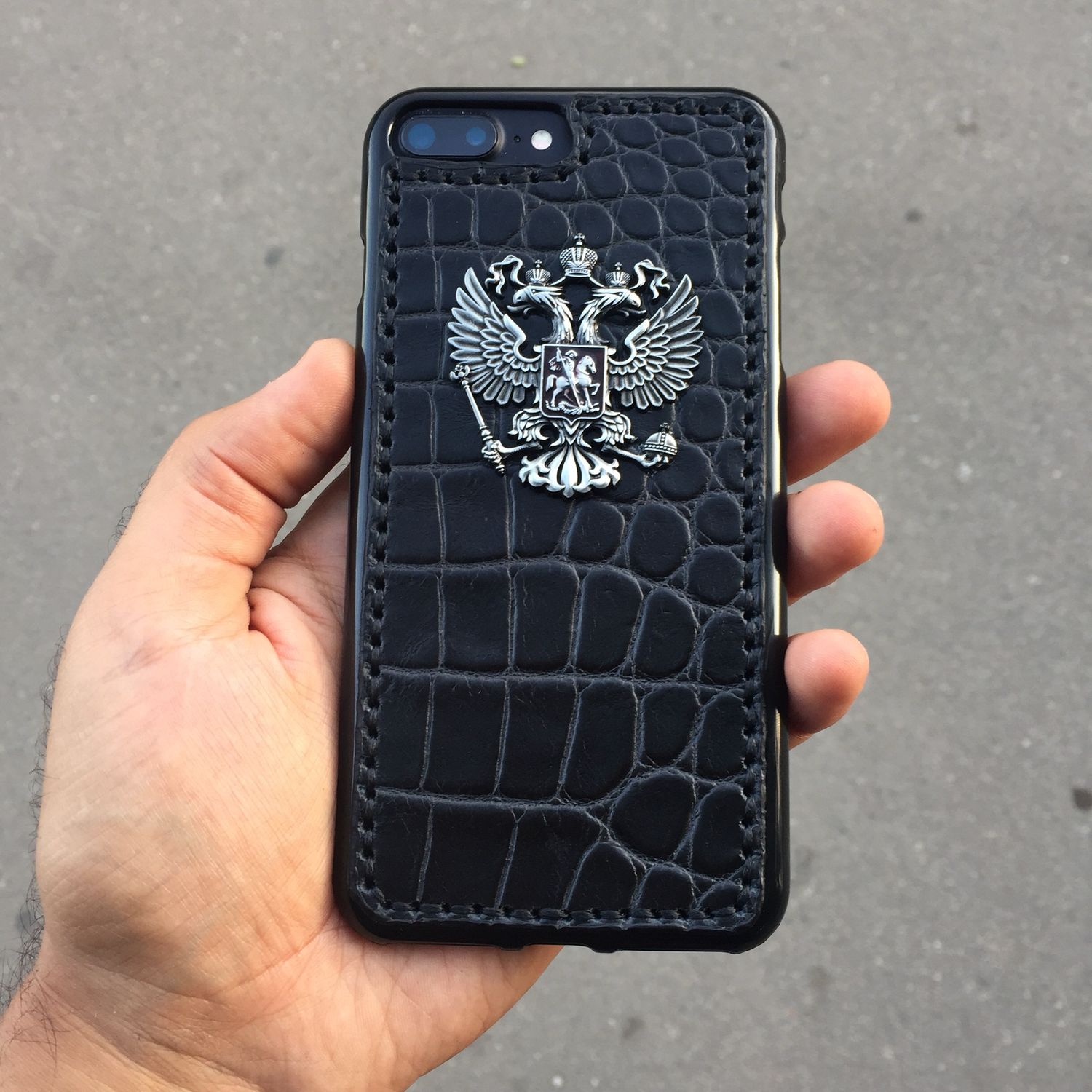 Кожаный чехол «Патриот №РФ-1» для мобильных устройств «iPhone 8plus». в  интернет-магазине на Ярмарке Мастеров | Чехол, Мытищи - доставка по России.  Товар продан.