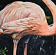 Oil painting Pair of pink flamingos 100h130 cm. Pictures. Ivlieva Irina Art. My Livemaster. Фото №5