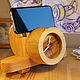 Airplane Table Clock Smartphone Stand Pencil Holder Made of Wood. Watch. Original wall clocks. My Livemaster. Фото №4