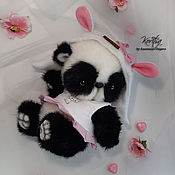 Куклы и игрушки handmade. Livemaster - original item Panda Teddy Maru. Handmade.