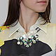 Bib-necklaces 'LA PERLE' of natural pearls and mother of pearl, Necklace, Moscow,  Фото №1