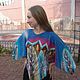 Блузка-батик" Зимний сон". Блузки. Юлия Шадрина. Ярмарка Мастеров.  Фото №5