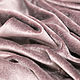 Бархат: вискоза с хлопком розового цвета. Ткань для штор. Обивка, Портьеры и гардины, Пушкино,  Фото №1