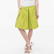 Одежда handmade. Livemaster - original item Skirt-shorts made of 100% linen. Handmade.