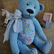 Куклы и игрушки handmade. Livemaster - original item Bear denim. Handmade.