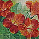 Order Set of embroidery beads 'HIBISCUS'. Beaded embroidery from Laura. Livemaster. . Embroidery kits Фото №3