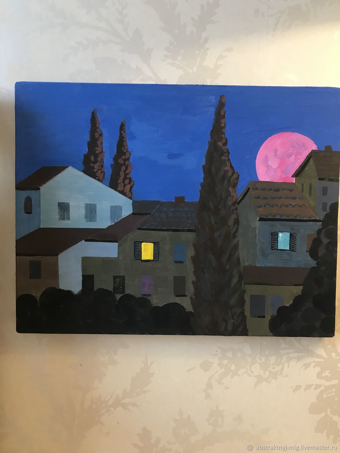 Картины: "Южная ночь" в интернет-магазине на Ярмарке Мастеров | Картины ...