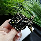 Украшения handmade. Livemaster - original item Brooch-pin: Fish. Handmade.
