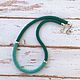 Harness-necklace-choker Emerald, Necklace, Abakan,  Фото №1