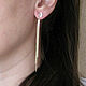 Earrings jackets chains 'Meteorites'long earrings gift. Jacket Earrings. Irina Moro. My Livemaster. Фото №4