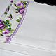 Linen track. Rose pattern. Tablecloths. Olga Lado. My Livemaster. Фото №4