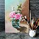 Order Oil painting Roses. The charm of the morning. Verana-art. Livemaster. . Pictures Фото №3