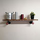 Copy of Copy of Industrial style wall shelves made of wood and pipes. Shelves. dekor-tseh. Online shopping on My Livemaster.  Фото №2