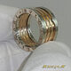 Ring 'BVLGARI - replica EXCLUSIVE' gold 585. VIDEO. Rings. MaksimJewelryStudio. My Livemaster. Фото №5
