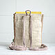 Backpack made of hemp Swayambu Boho. Backpacks. Hemp bags and yarn | Alyona Larina (hempforlife). My Livemaster. Фото №4