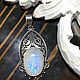 Order 'Collection' Pendant with a moonstone N1. UNIQUE-LIT. Livemaster. . Pendant Фото №3