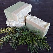 Косметика ручной работы handmade. Livemaster - original item Natural soap from scratch Coniferous. Handmade.