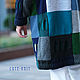 Men's outerwear: Men's cardigan with a Boho hood. Mens outerwear. CUTE-KNIT by Nata Onipchenko. My Livemaster. Фото №5