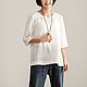 Linen shirt/Summer top. Blouses. Buykud. Online shopping on My Livemaster.  Фото №2
