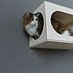 Wall complex for cats 'Samara -2'. Ladders, steps for animals. VIMBESK. My Livemaster. Фото №4