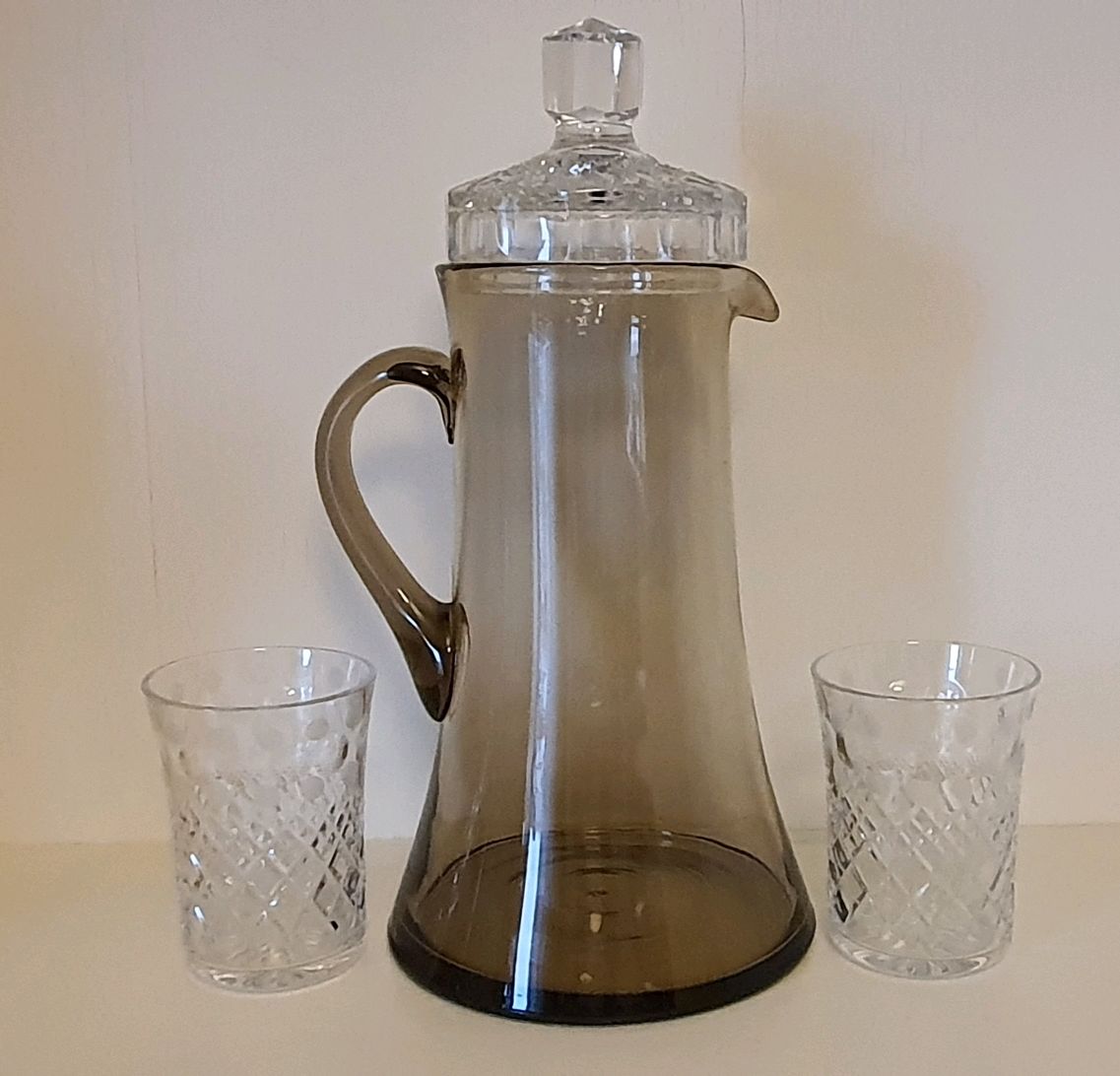 Кувшин для воды со стаканами. Кувшины со стаканами чехия. Кувшин стаканы. Богемия версаче набор кувшин и стаканы. Набор для напитков, "золотая отводка", 7 предметов, rona.