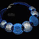 Blizzard necklace (617) designer jewelry, Necklace, Salavat,  Фото №1