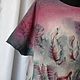  Платье- бохо шелк натуральный Гибискус. Платья. Agbatik. Ярмарка Мастеров.  Фото №5