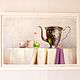 Картина Маслом Натюрморт с Чайником, 40х60см, белая рамка. Картины. Вкусные Картины. Интернет-магазин Ярмарка Мастеров.  Фото №2