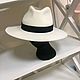 Фетровые женские шляпы белые федора. Шляпы. МодаВойлок (moda-voilok). Ярмарка Мастеров.  Фото №5