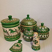 Ковш( борецкая роспись)